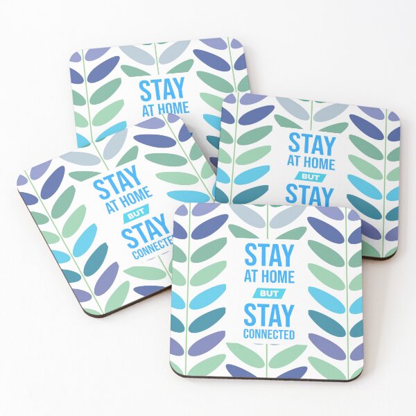 Item preview, Stay at Home but Stay Connected designed and sold by AntiqueImages.