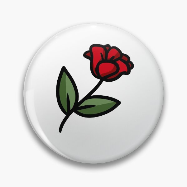 Artikelvorschau, rote Rose entworfen und verkauft von Textbubble.