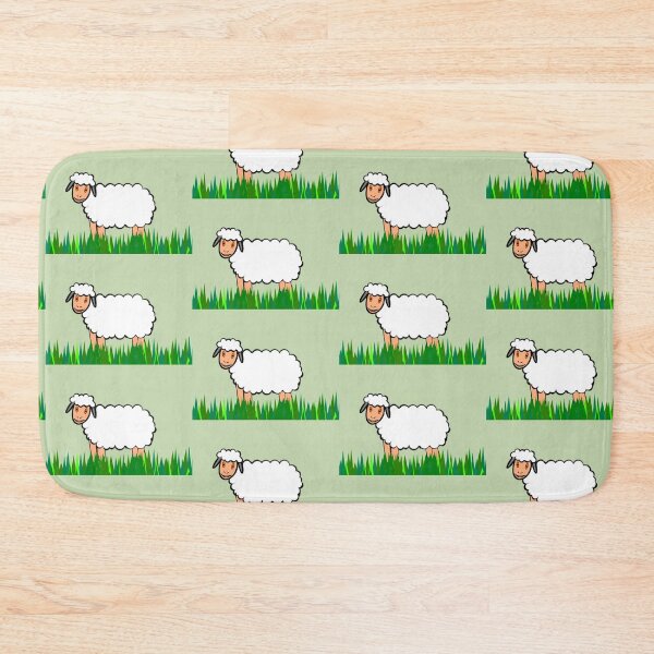 Item preview, cute little sheep in a meadow designed and sold by loiret1958.