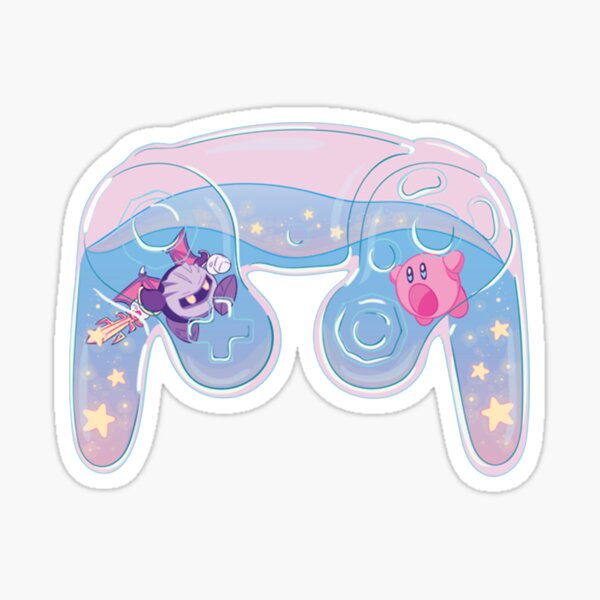 Kirby Game Controller Sticker