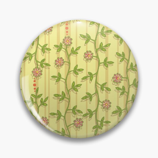 Aperçu de l'œuvre Motif de fleurs vertes de printemps créée et vendue par inavrana.