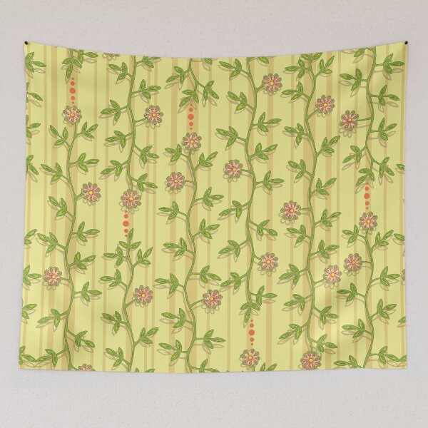 Item preview, Spring Green Flower Pattern designed and sold by inavrana.
