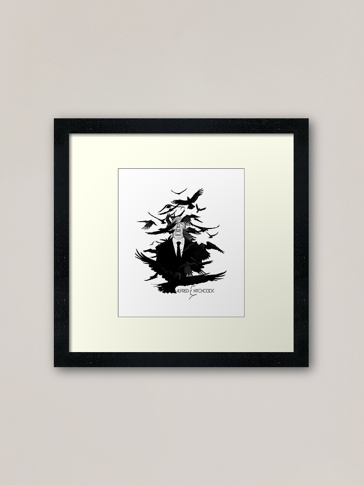 Alternate view of Alfred Hitchcocks The Birds Framed Art Print
