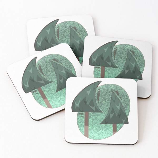 Trees Coasters (Set of 4)