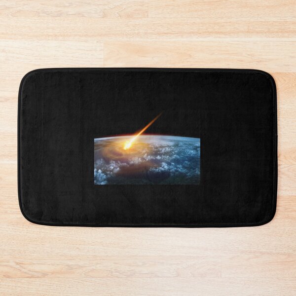 Item preview, Outer Space Fiery Comet Hitting Earth designed and sold by jeffgreen123.