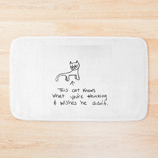 Item preview, Scribblecat Wishes He Did Not Know designed and sold by Riley Capus.