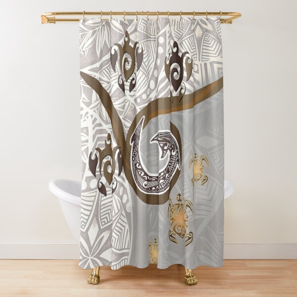 Fishing Hook Shower Curtains for Sale