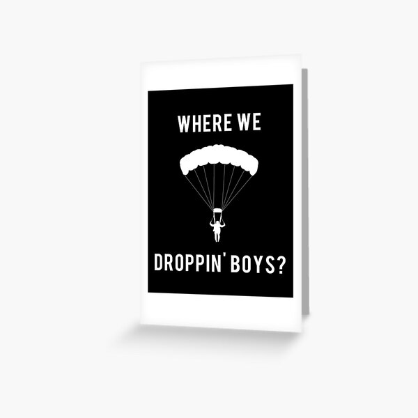 Item preview, WHERE WE DROPPIN' BOYS | WARZONE  designed and sold by worldsprint.