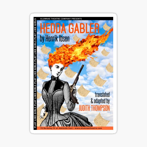 Item preview, Alumnae Theatre - Hedda Gabler designed and sold by GrayHareCards.
