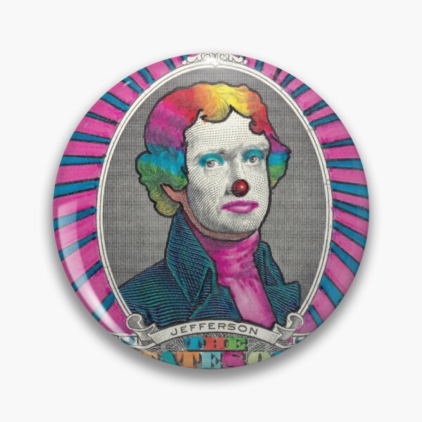 Item preview, Funny Money Two Dollars Thomas Jefferson (Blue & Pink) designed and sold by JoshUsmani.