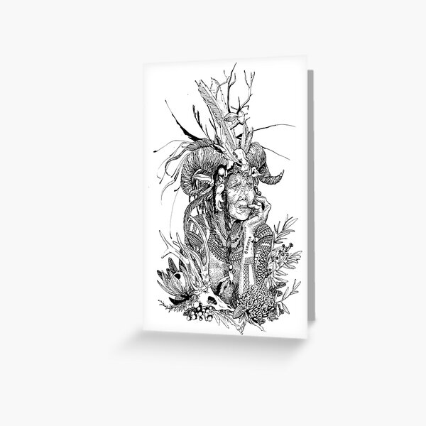 Shaman Witch Greeting Card