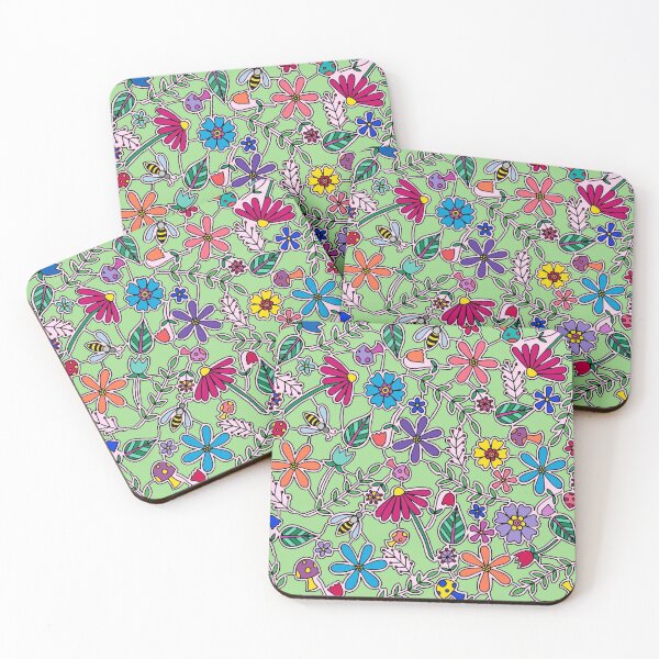 Item preview, Bee Garden || Nature || Bumble Bees designed and sold by Hilary Leslie.