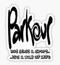 Parkour - Way of life Sticker