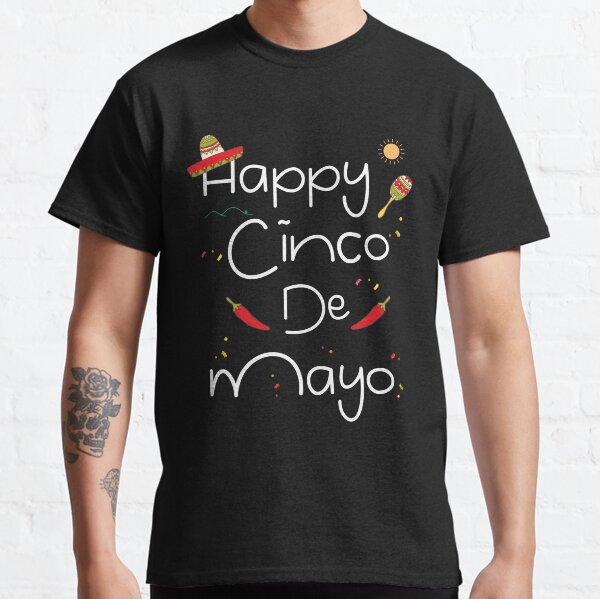Item preview, Copy of Cinco De Mayo Funny Fiesta Mexican Party Outfit With Sombrero & Guitar Graphic designed and sold by FunnySunny T-Shirts.