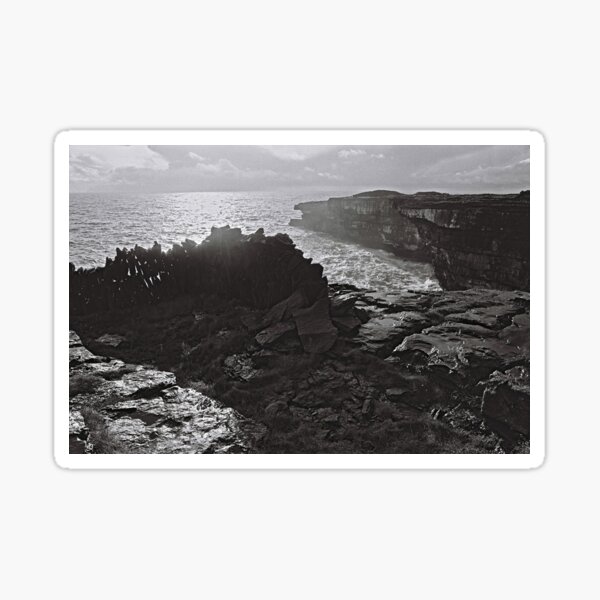 Iron Age fort on Atlantic Coast Sticker