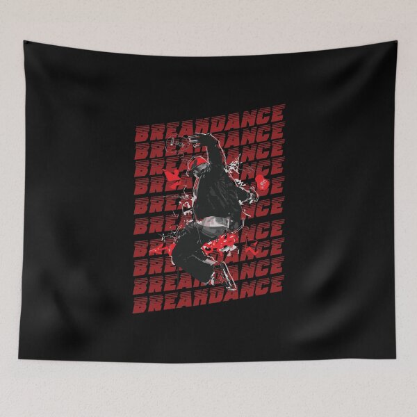 Item preview, Breakdance - dancers with lettering in the background designed and sold by Mohja-Design.