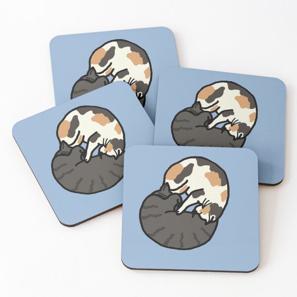 Item preview, Sleeping Cats: Calico and Tabby designed and sold by SimplyPride.