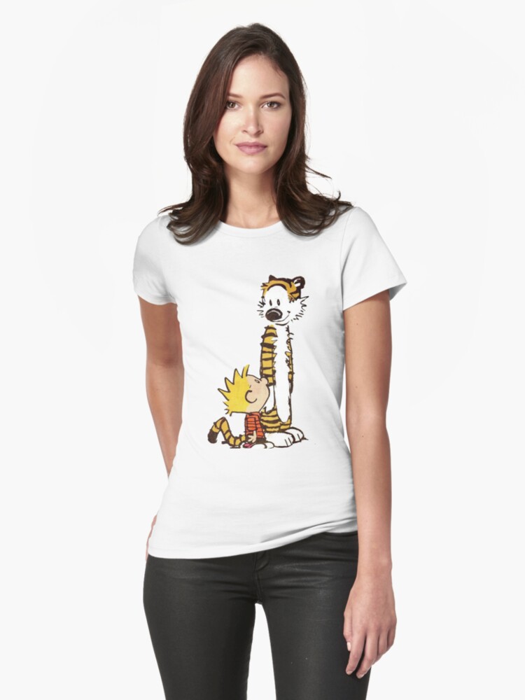 calvin and hobbes women's t shirt