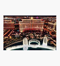 The Bellagio Fountains Photographic Print