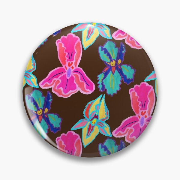 Artikelvorschau, Iris, Blume, psychedelisch, Psychedelia, Feministin, weiblich entworfen und verkauft von Daisyannart.
