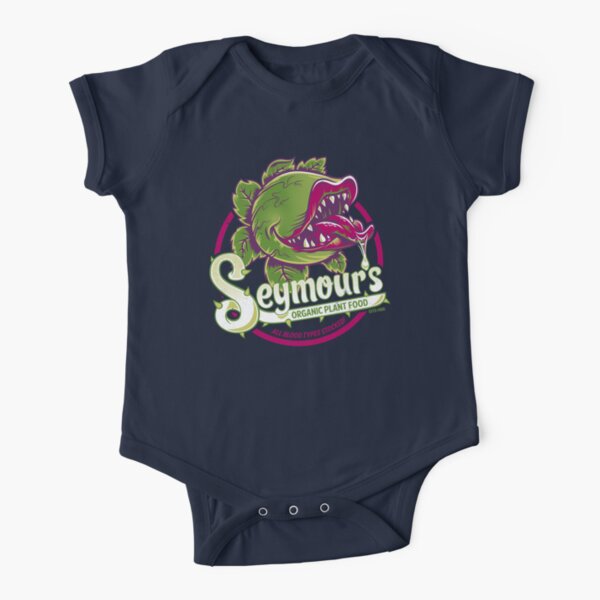 Seymour's Organic Plant Food - musical theatre - vintage - cult movie Short Sleeve Baby One-Piece