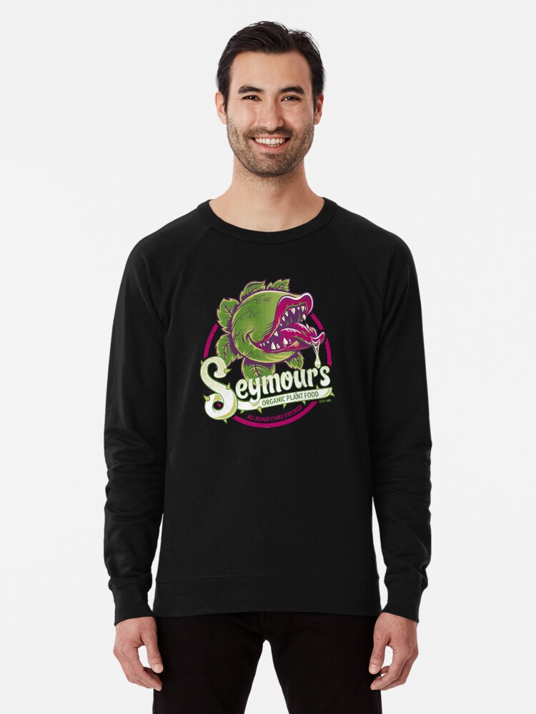 Thumbnail 1 of 5, Lightweight Sweatshirt, Seymour's Organic Plant Food - musical theatre - vintage - cult movie designed and sold by Nemons.