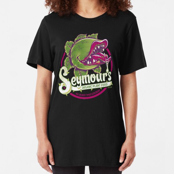 Seymour's Organic Plant Food - musical theatre - vintage - cult movie Slim Fit T-Shirt