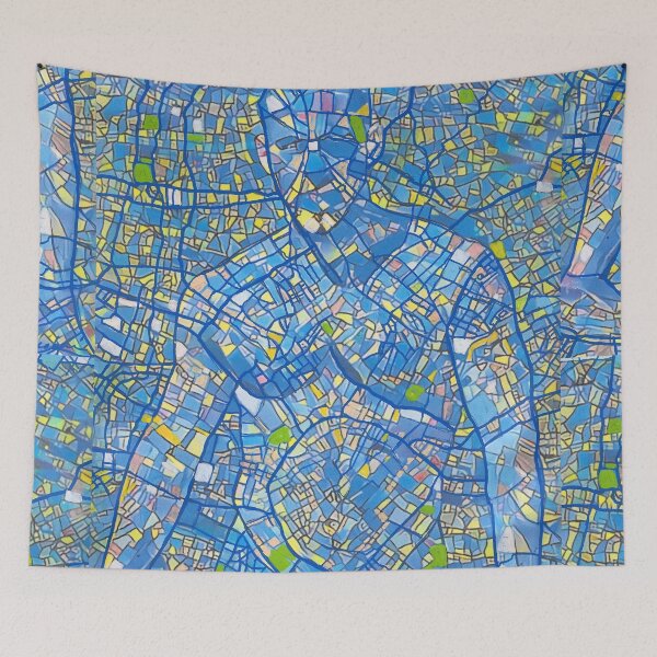 Item preview, Buenos Orsos - Beartropolis, Fantasy city map aerial picture designed and sold by RDRiccoboni.