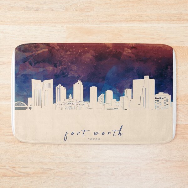 Item preview, fort worth skyline designed and sold by BekimART2.