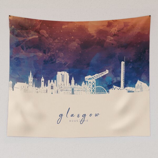 Artikelvorschau, Glasgow Skyline entworfen und verkauft von BekimART2.