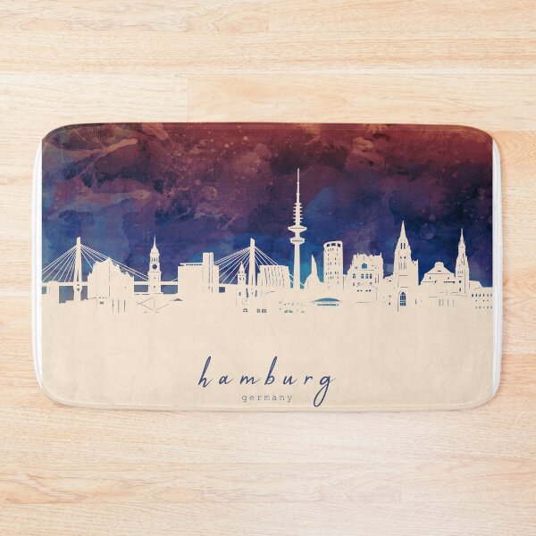 Item preview, hamburg skyline designed and sold by BekimART2.