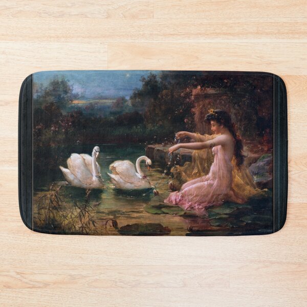 Item preview, At The Swan Lake by Hans Zatzka Remastered Xzendor7 Reproductions designed and sold by Xzendor7 Digital Art Creations.