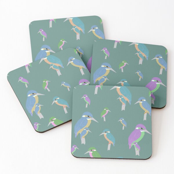 Item preview, Kingfishers and their young. designed and sold by Zoe Jane Designs.