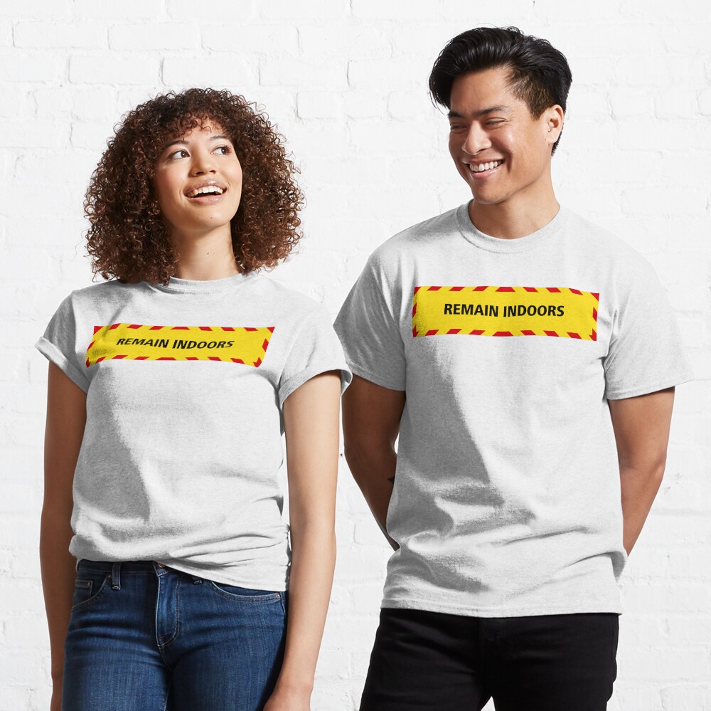 NDVH Remain Indoors (coronavirus) Classic T-Shirt