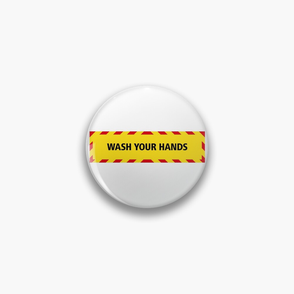 NDVH Wash Your Hands (coronavirus) Pin