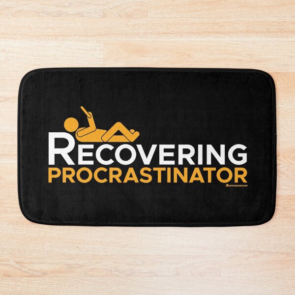 Item preview, RECOVERING PROCRASTINATOR designed and sold by Office Geek Shop.