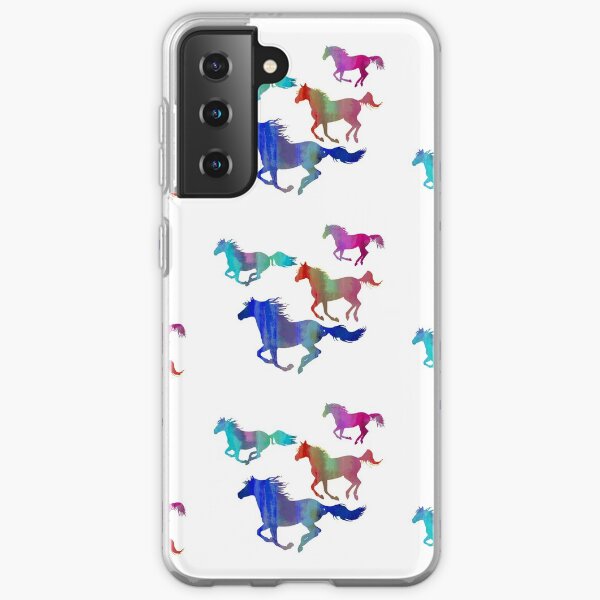 Four Running Horses 3 Samsung Galaxy Soft Case