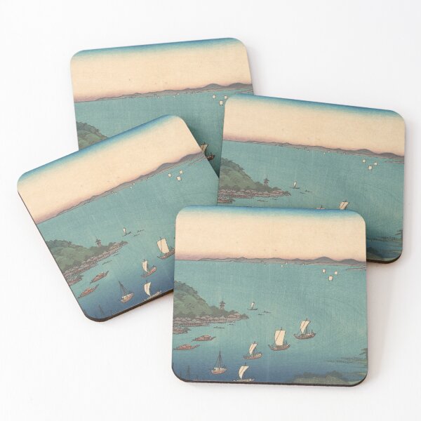 Item preview, The Harbor of Ajikawa, Settsu Province designed and sold by Tizeru.