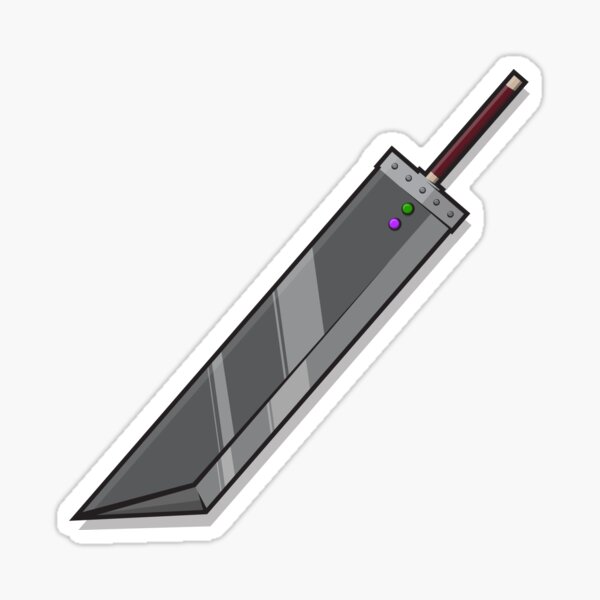 Final Fantasy VII Buster Sword Sticker