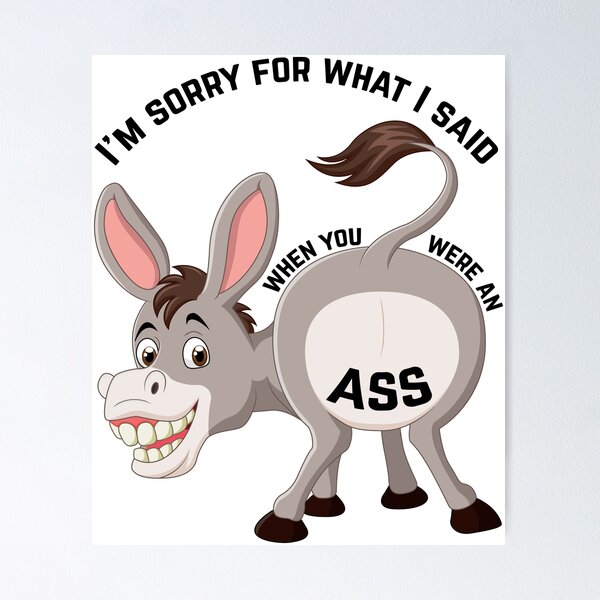Item preview, You're an ass! designed and sold by SillyTees.