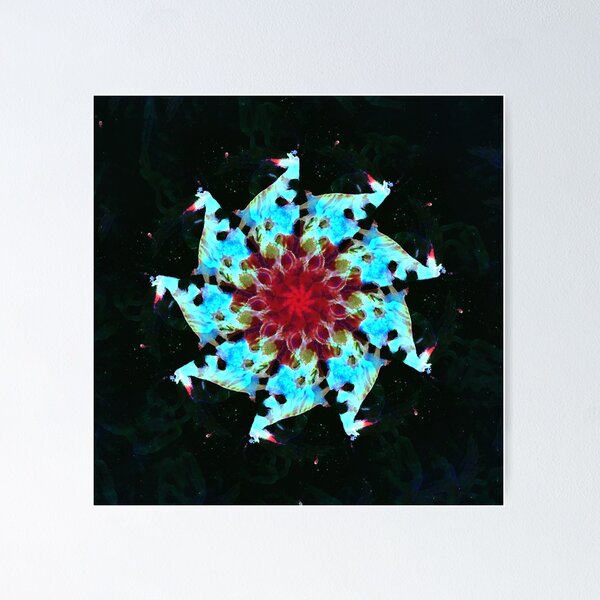 Item preview, STP Screen Transfer Process - 311 - Neural Net 1 3 Mandala designed and sold by WetdryvacRB01.