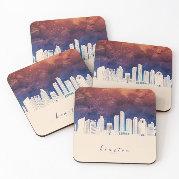 Item preview, houston skyline designed and sold by BekimART2.