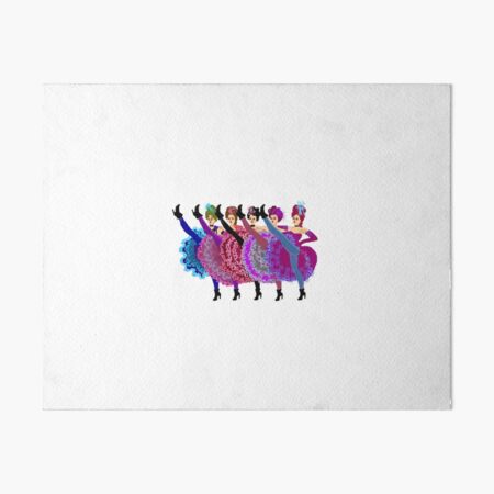 CanCan Dancers Art Board Print