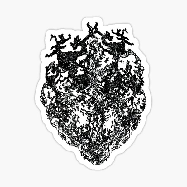 IMG-1067H: Metaphysical Heart Sticker