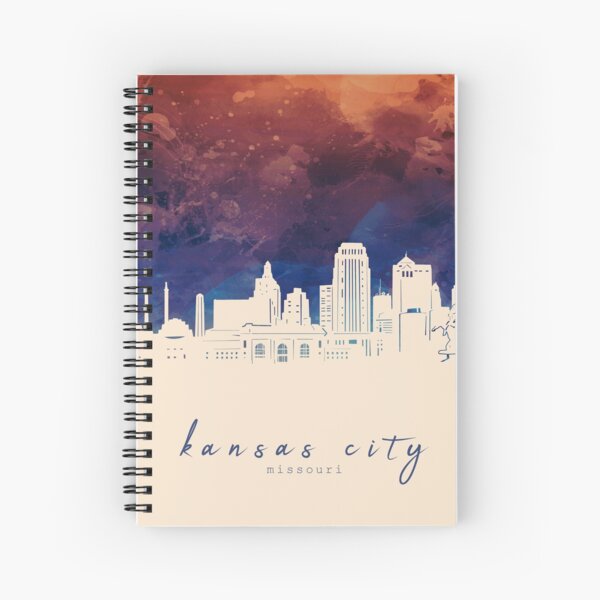 kansas city skyline Spiral Notebook