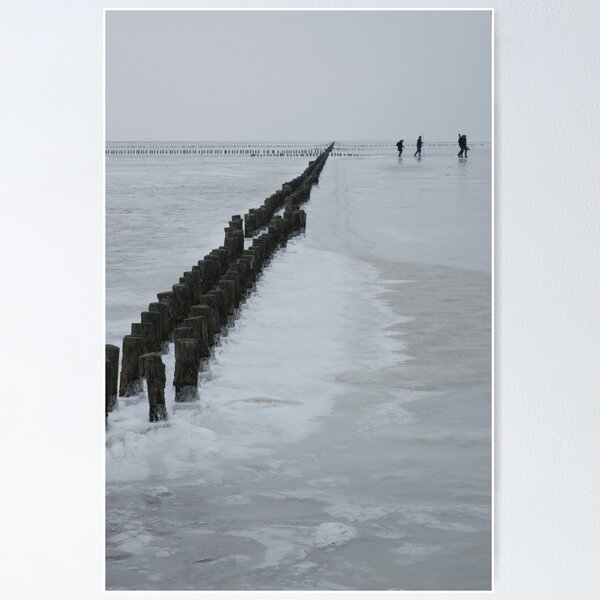 Item preview, Frozen Wadden Sea designed and sold by Lindie Allen.