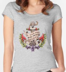 Be Your Own Anchor Women's Fitted Scoop T-Shirt