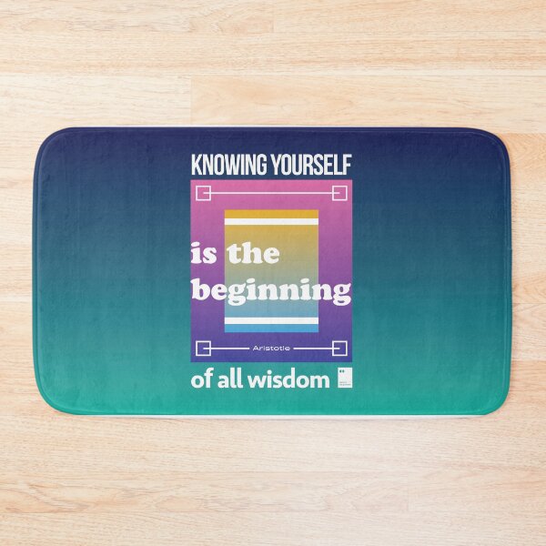 Item preview, Knowing yourself is the beginning of all wisdom designed and sold by quotesonposters.