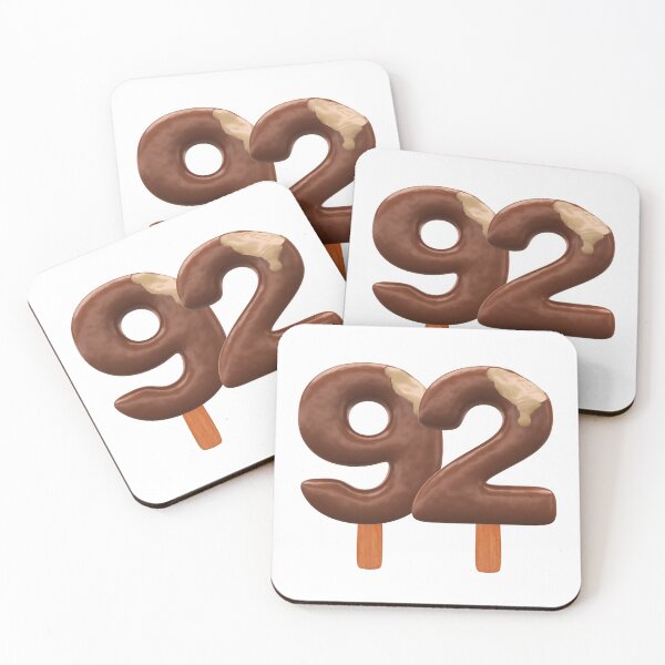 Item preview, 92 Ice Cream Ninenty Two Number 3d Chocolate designed and sold by HelloFromAja.