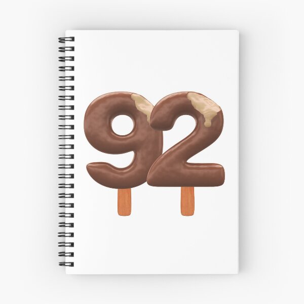 Item preview, 92 Ice Cream Ninenty Two Number 3d Chocolate designed and sold by HelloFromAja.
